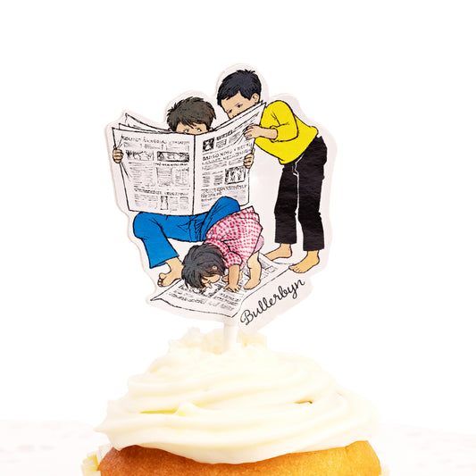 202700 Cake toppers, 8st, Bullerbyn