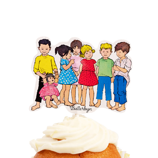 202700 Cake toppers, 8st, Bullerbyn