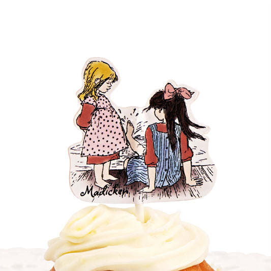 202706 Cake toppers, 8st, Madicken