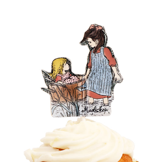 202706 Cake toppers, 8st, Madicken