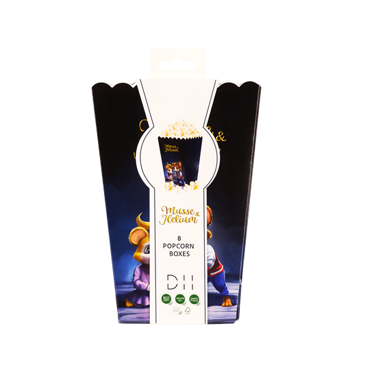 202794 Popcornbägare, 8st, Tillsammans, Musse & Helium