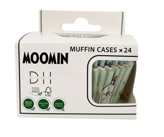 203254 Muffinsformar, 24st, Flerfärgade, Mumin
