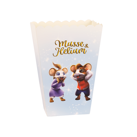 203358 Popcornbägare, 8st, Kalas, Musse & Helium