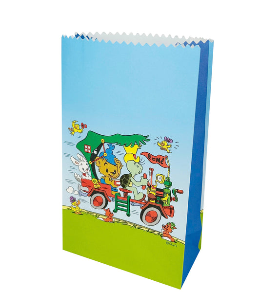 203660 Kalaspåsar 12x20cm, 8st, Bamse Natur