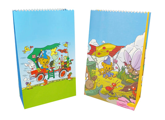 203660 Kalaspåsar 12x20cm, 8st, Bamse Natur