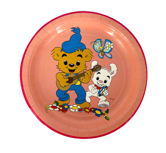 203673 Papperstallrik 23cm, 8st, Bamse Kalas