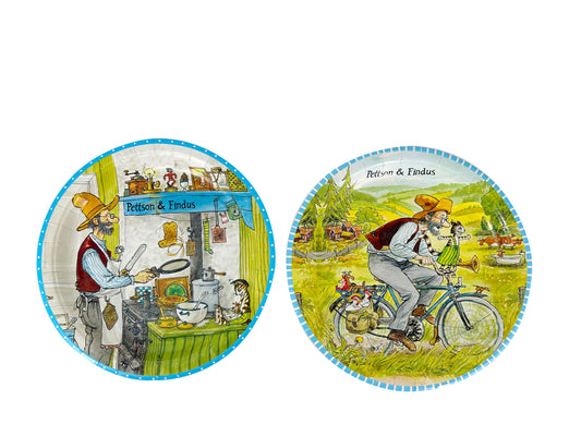 203693 Papperstallrik 23cm, 8st, Pettson & Findus