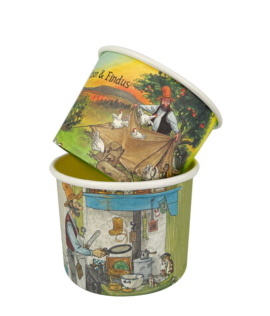 203701 Glassbägare, 8st, Pettson & Findus