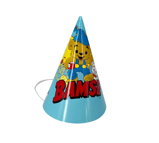 203781 Partyhattar, 8st, Bamse