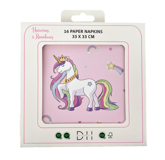 Napkin, 16 pcs, 3-layer, student, foil