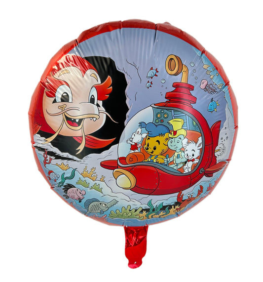 204361 Folieballong, 45cm, Under havet, Bamse