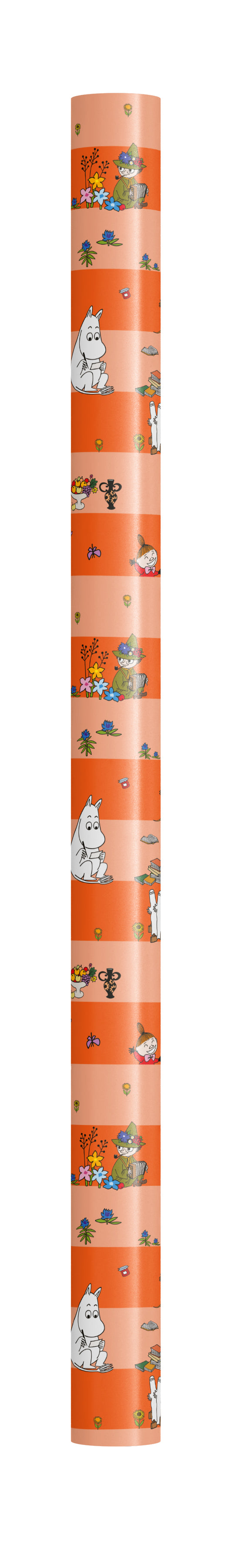 203259-O Presentpapper, Orange, Mumin