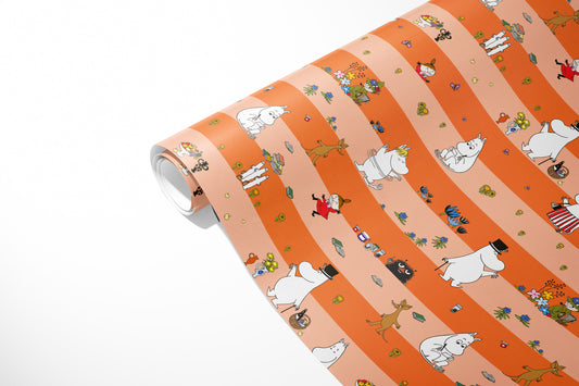 203259-O Presentpapper, Orange, Mumin
