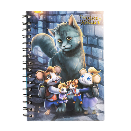 202808 Wire-o A5, 100bl FSC, Sigge, Musse & Helium