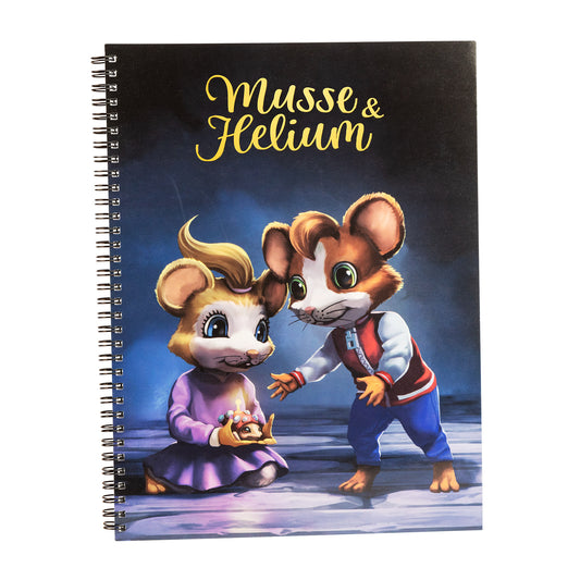 202806 Wire-o A4 linj, 70b/70g FSC, Musse & Helium