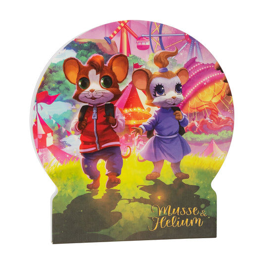 203305 Notebook Die-cut 60bl/70g, FSC, Tivoli, Musse & Helium