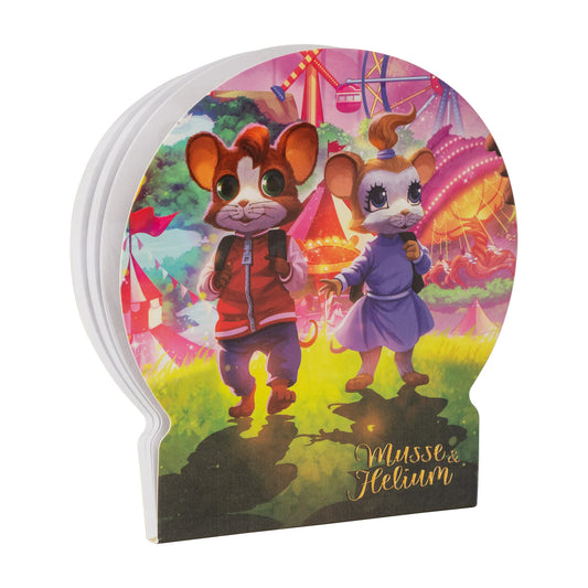 203305 Notebook Die-cut 60bl/70g, FSC, Tivoli, Musse & Helium