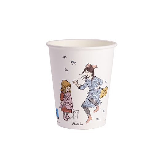 202703 Pappersmugg 250ml, 8st, Madicken