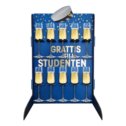Drinkställ Student 55x36cm Student Grossist - Studentdukning Grossist - Studenttillbehör Grossist - Designhouse95 - Engångsartiklar, Student, Jul, Nyår, Fest, Kalas
