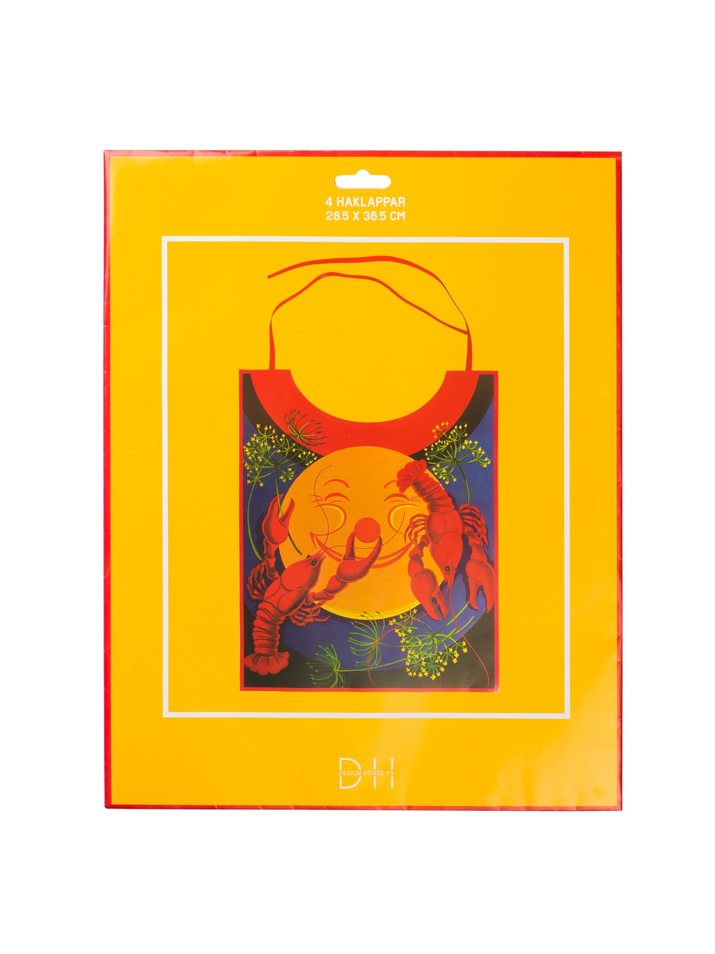 Kräfthaklapp, 4st Tillbehör person - Grossist Engångsartiklar - Grossist Fest - Grossist Party - Engångsartiklar, Student, Jul, Nyår, Fest, Kalas