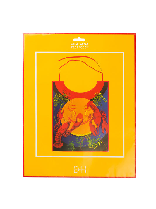 Kräfthaklapp, 4st Tillbehör person - Grossist Engångsartiklar - Grossist Fest - Grossist Party - Engångsartiklar, Student, Jul, Nyår, Fest, Kalas