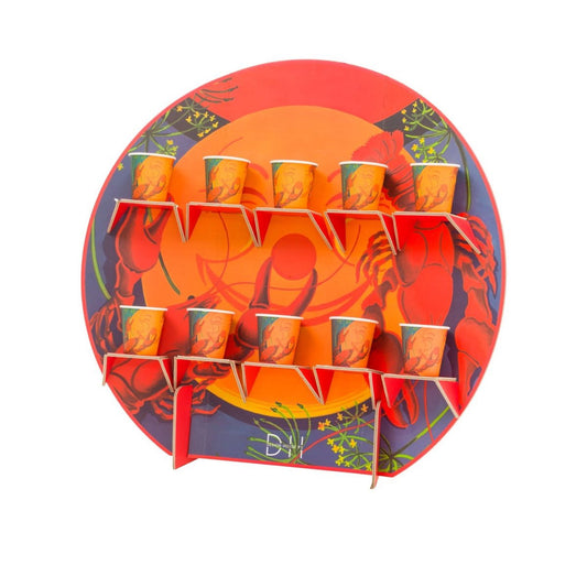 Drinkställ kräftdesign - Grossist Engångsartiklar - Grossist Fest - Grossist Party - Engångsartiklar, Student, Jul, Nyår, Fest, Kalas