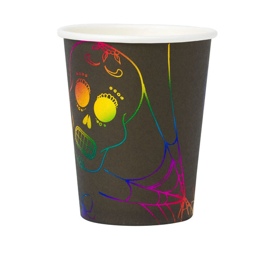 Pappersmuggar 250ml, 8st, Halloween Muggar - Grossist - Designhouse95 - Engångsartiklar, Student, Jul, Nyår, Fest, Kalas