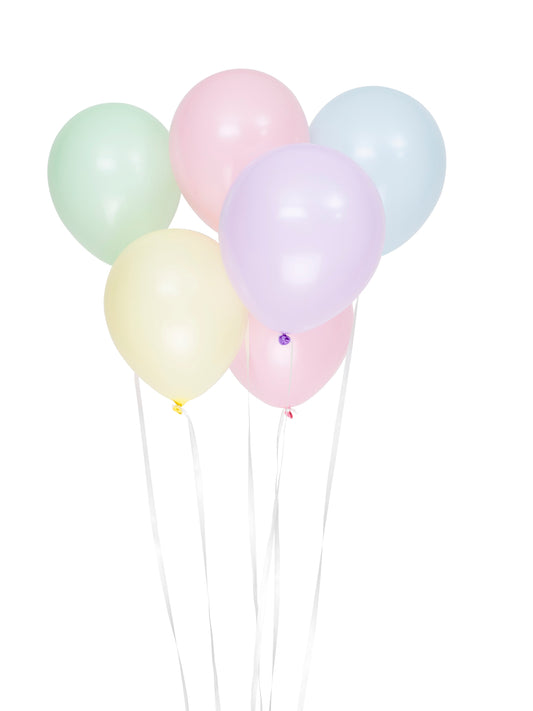 Ballonger 30cm, 12st, pastel DesignHouse95 - Ballonggrossist - Designhouse95 - Grossist Ballonger - Snabba Leveranser - Engångsartiklar, Student, Jul, Nyår, Fest, Kalas