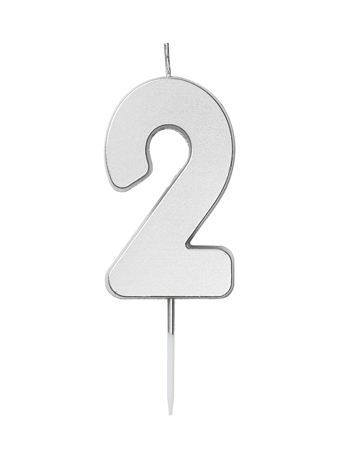 Nummerljus 1st, 2, silver Tårtljus - Grossist Engångsartiklar - Grossist Fest - Grossist Party - Engångsartiklar, Student, Jul, Nyår, Fest, Kalas
