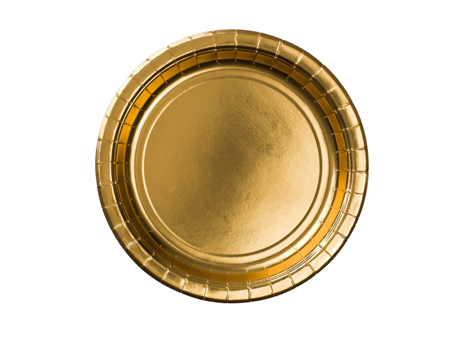Papperstallrik, 8st, Guld Tallrikar - Grossist - Designhouse95 - Engångsartiklar, Student, Jul, Nyår, Fest, Kalas