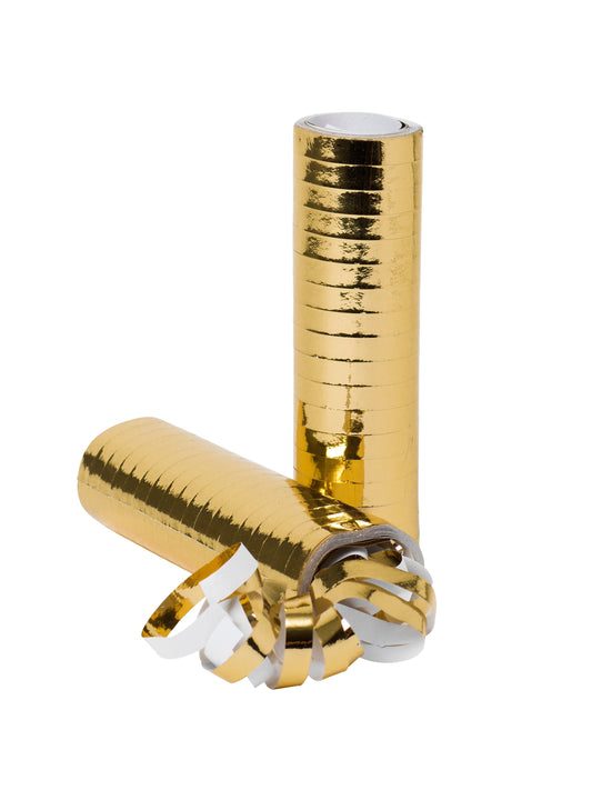 Serpentiner, 2st, Guld - Grossist Nyårsdukning - - Designhouse95 - Grossist Nyårsprodukter - Grossist Nyårsartiklar - Engångsartiklar, Student, Jul, Nyår, Fest, Kalas