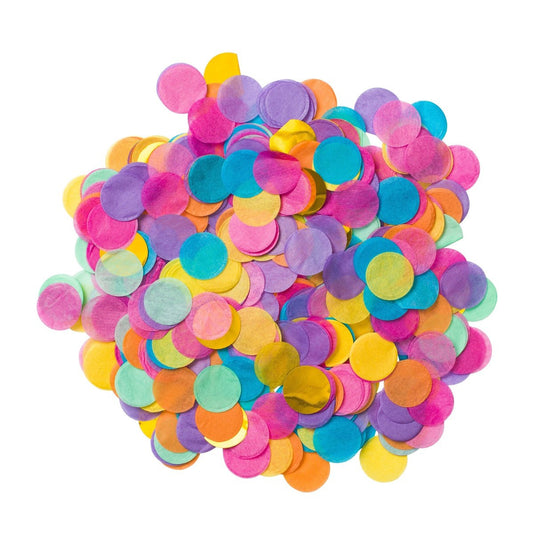 Tissue paper confetti, 30gsm assorted colours, no foil , Ombre - Engångsartiklar, Student, Jul, Nyår, Fest, Kalas