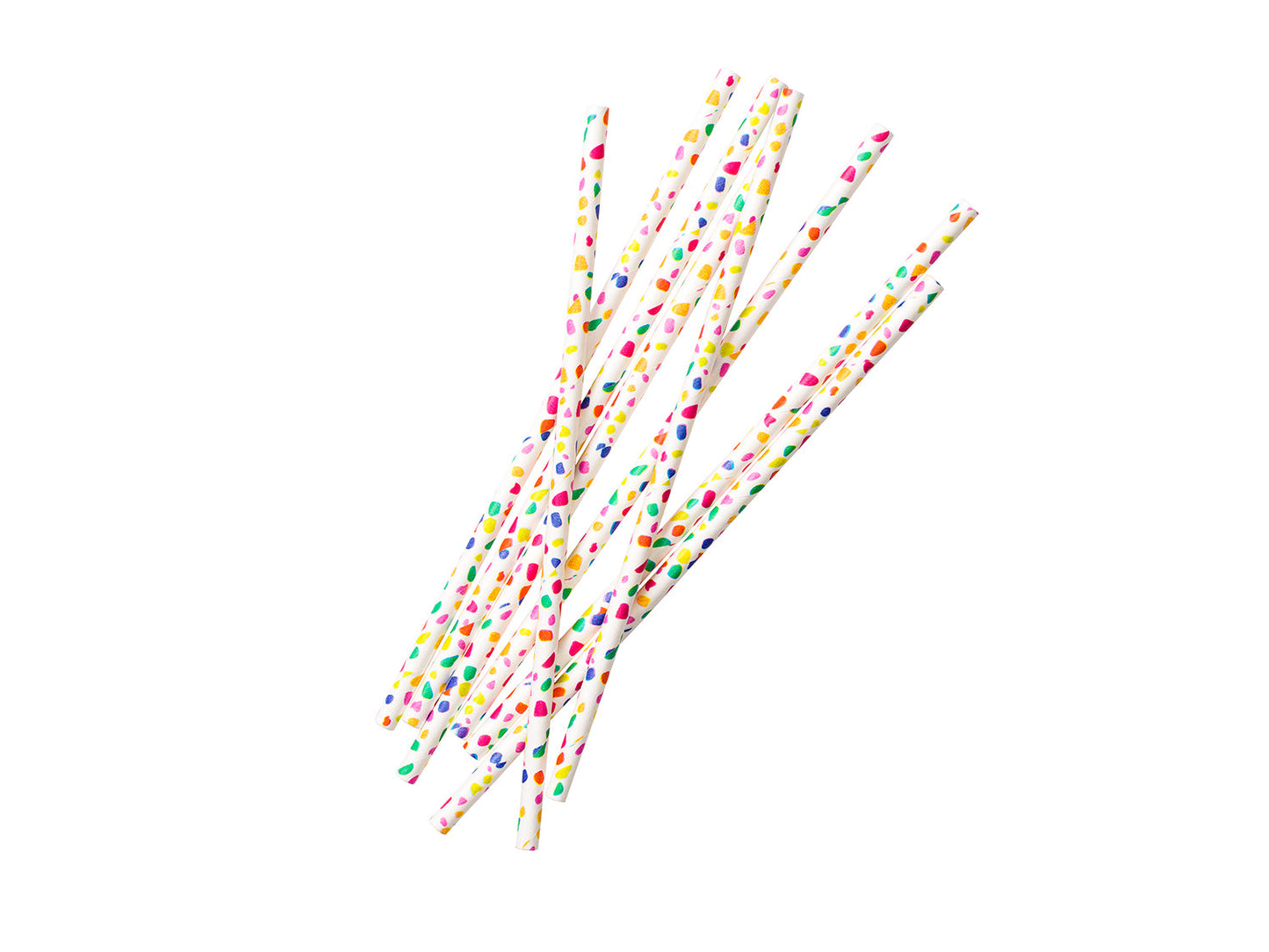 Pappersugrör 19,7cm, 24st, Terrazzo Sugrör - Grossist - Designhouse95 - Engångsartiklar, Student, Jul, Nyår, Fest, Kalas