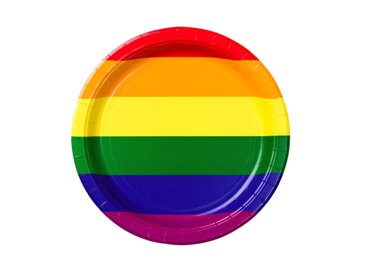 Papperstallrik, 8st, Pride Tallrikar - Grossist - Designhouse95 - Engångsartiklar, Student, Jul, Nyår, Fest, Kalas