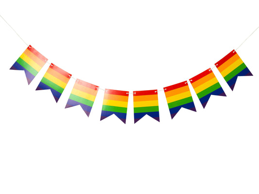 Banner "Flags", Pride - Engångsartiklar, Student, Jul, Nyår, Fest, Kalas