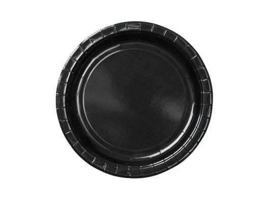 Papperstallrik, 8st, Svart Tallrikar - Grossist - Designhouse95 - Engångsartiklar, Student, Jul, Nyår, Fest, Kalas