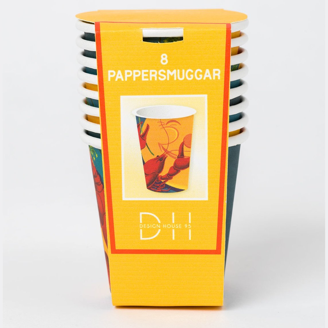 Snapsmuggar 60ml, 8st, Kräftdesign Muggar - Grossist - Designhouse95 - Engångsartiklar, Student, Jul, Nyår, Fest, Kalas