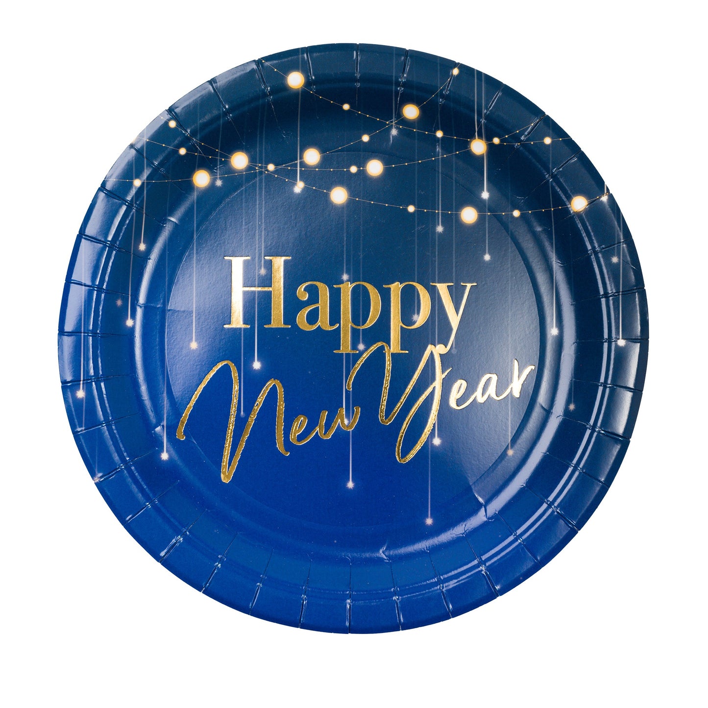 Papperstallrik, 8st, Nyår - Grossist Nyårsdukning - - Designhouse95 - Grossist Nyårsprodukter - Grossist Nyårsartiklar - Engångsartiklar, Student, Jul, Nyår, Fest, Kalas