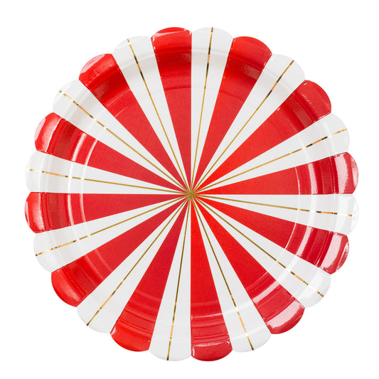 JULGROSSIST - Papperstallrik, 8st, Jul - Julprodukter Grossist - Juldekorationer Grossist - Juldukning Grossist - Julafton Grossist - Jultema Grossist - Engångsartiklar, Student, Jul, Nyår, Fest, Kalas - Julgrossist