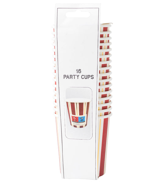 JULGROSSIST - Pappersmuggar 115ml, 16st, Jul - Julprodukter Grossist - Juldekorationer Grossist - Juldukning Grossist - Julafton Grossist - Jultema Grossist - Engångsartiklar, Student, Jul, Nyår, Fest, Kalas - Julgrossist