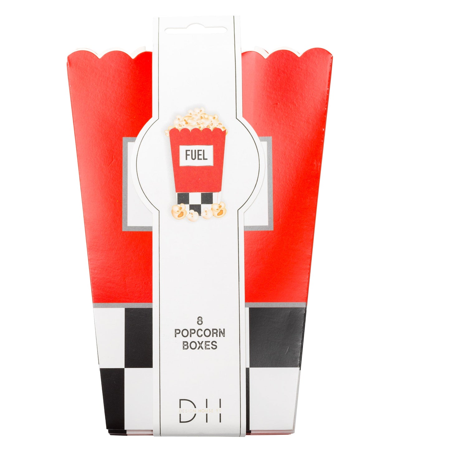 Popcornbägare, 8st, Racing DesignHouse95 - Barnkalas Grossist - Festdukning Grossist - Engångsartiklar, Student, Jul, Nyår, Fest, Kalas