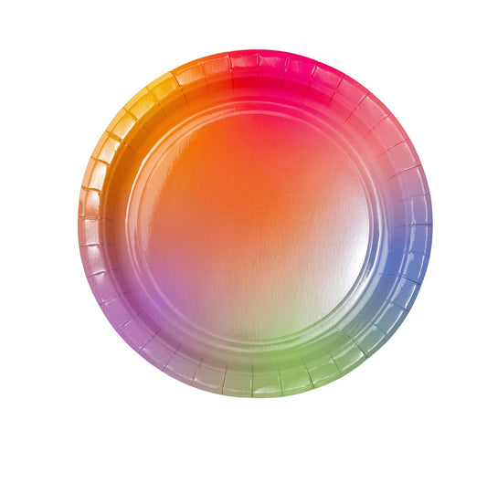 202614 Papperstallrik, 8st, Melon sorbet