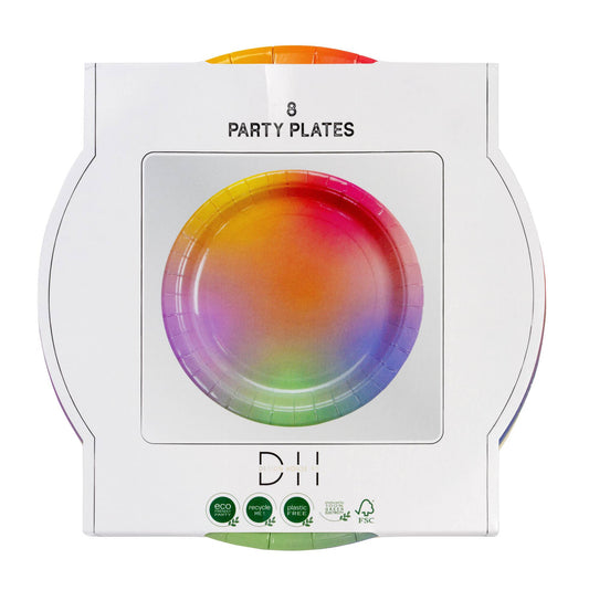 202614 Papperstallrik, 8st, Melon sorbet