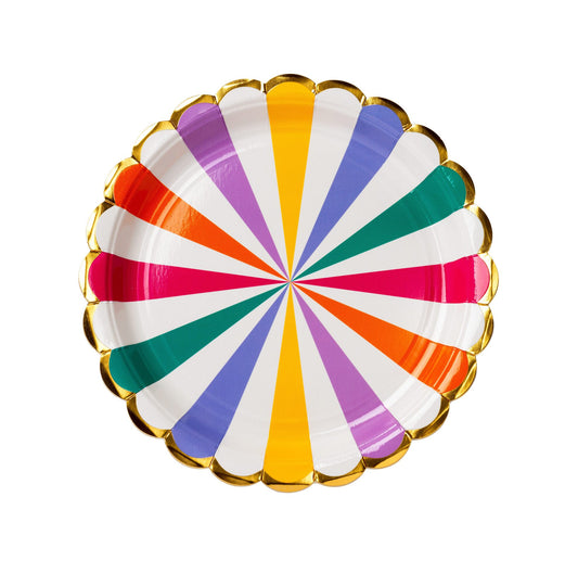 202632 Papperstallrik, 8st, Karusell