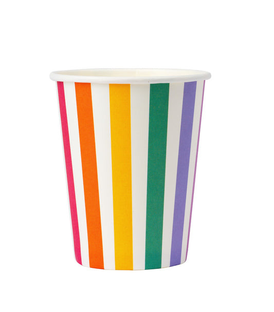Paper cup 250ml, 8pcs, Karusell