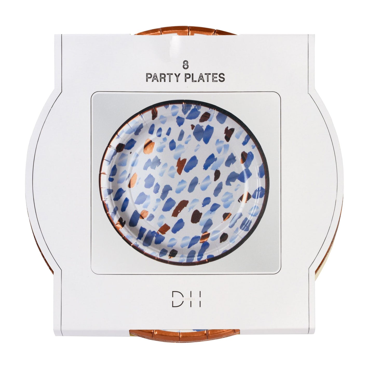 Paper plate, 8 pcs, Brush