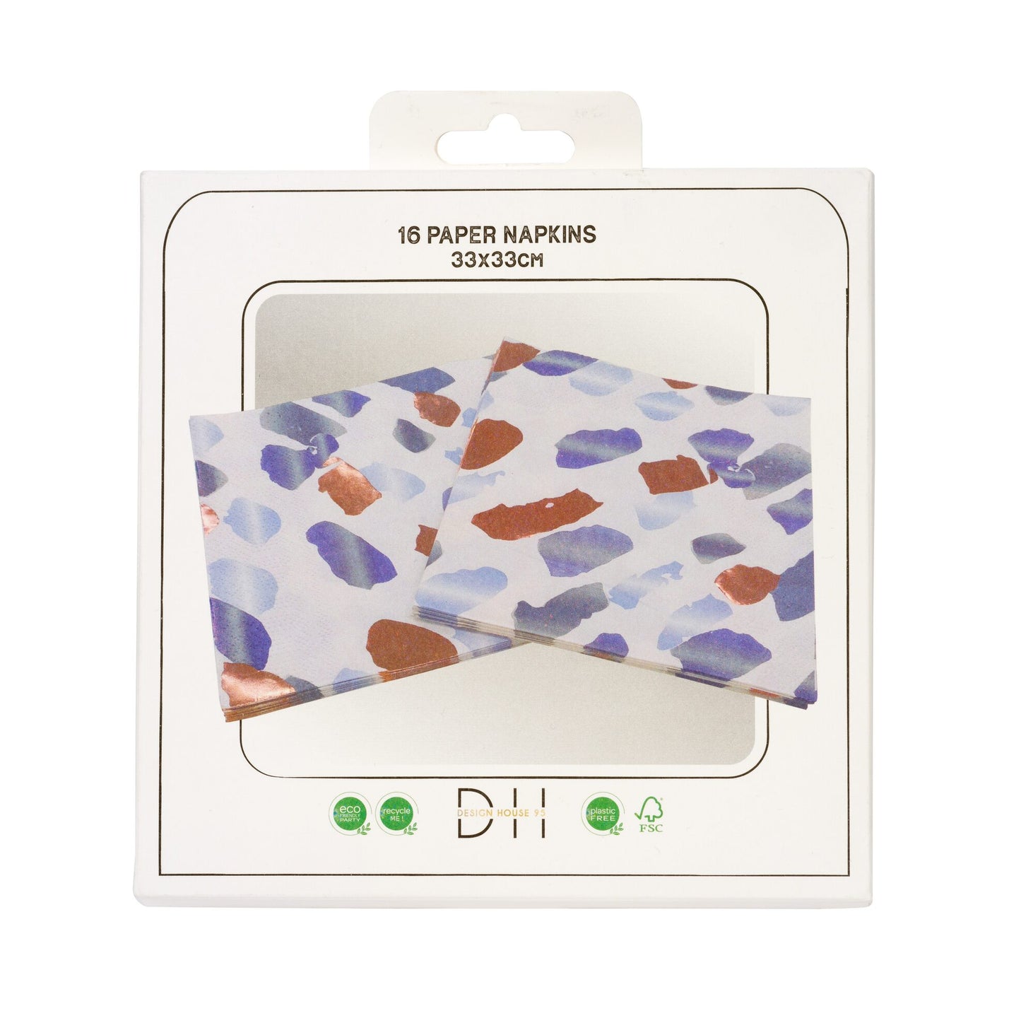 Napkin 16pcs, 3-layer, Brush