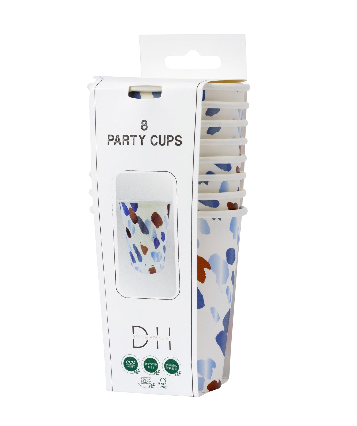 202646 Pappersmugg 250ml, 8st, Brush