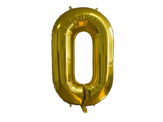 Foil balloon, 0.86cm, Gold