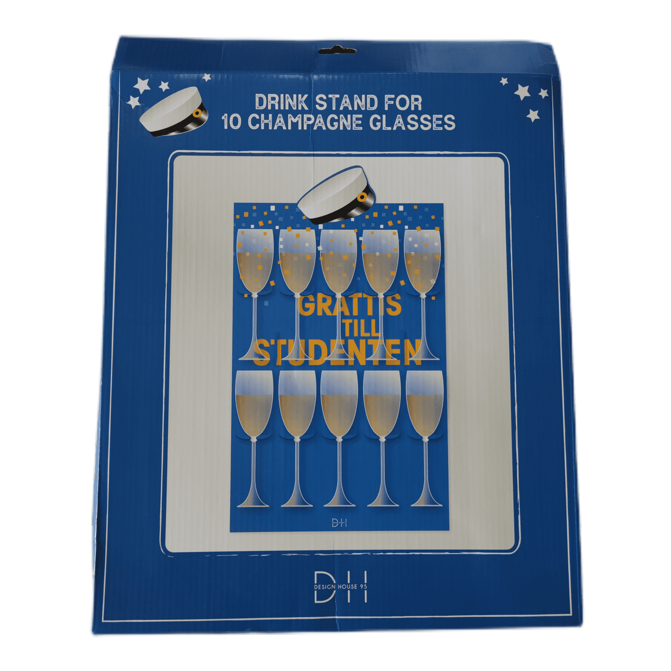 Drinkställ Student 55x36cm Student Grossist - Studentdukning Grossist - Studenttillbehör Grossist - Designhouse95 - Engångsartiklar, Student, Jul, Nyår, Fest, Kalas